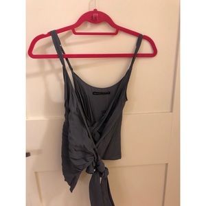Abercrombie and Fitch wrap tank blouse top